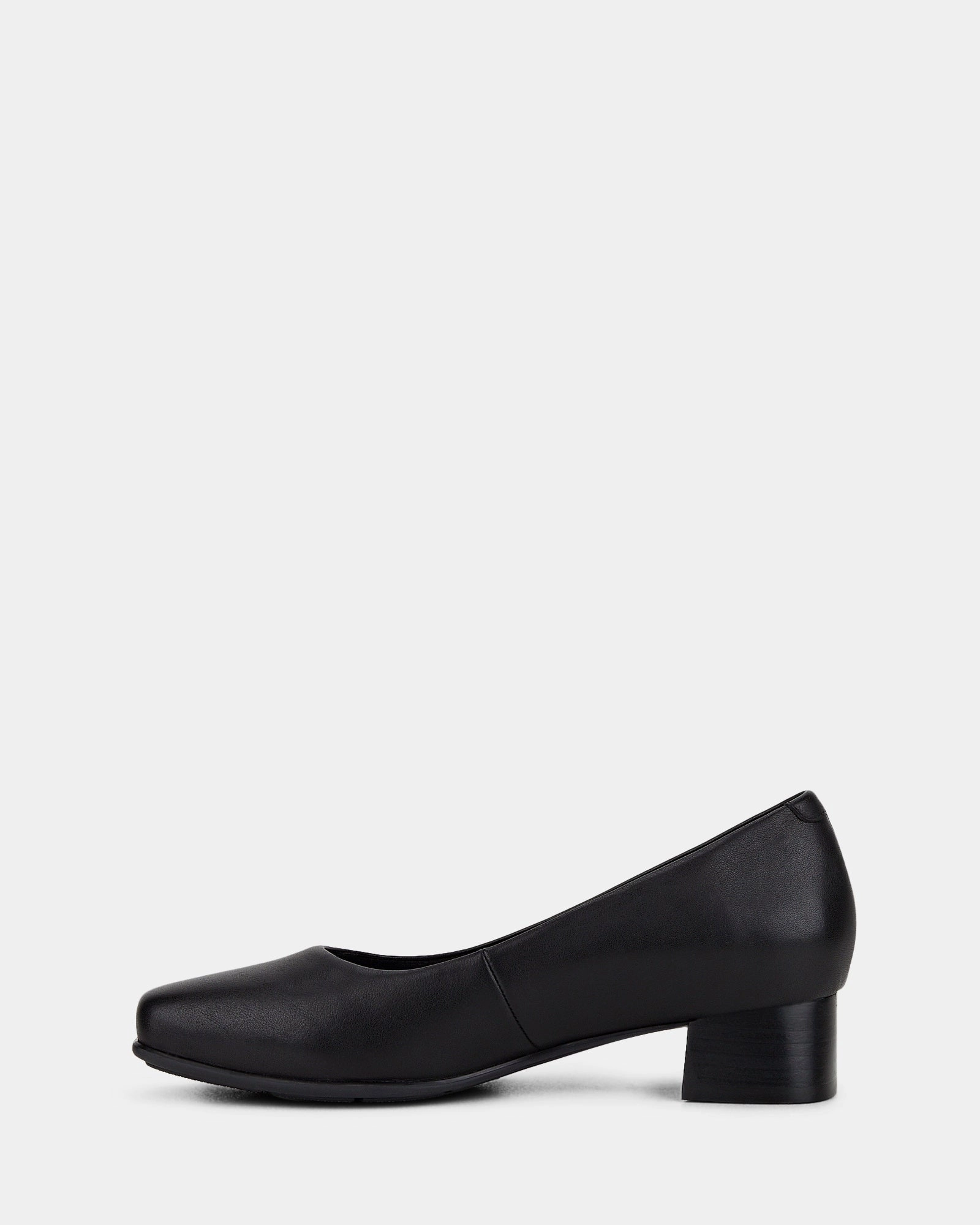 The Low Square Black Best Pick Sleek Pumps