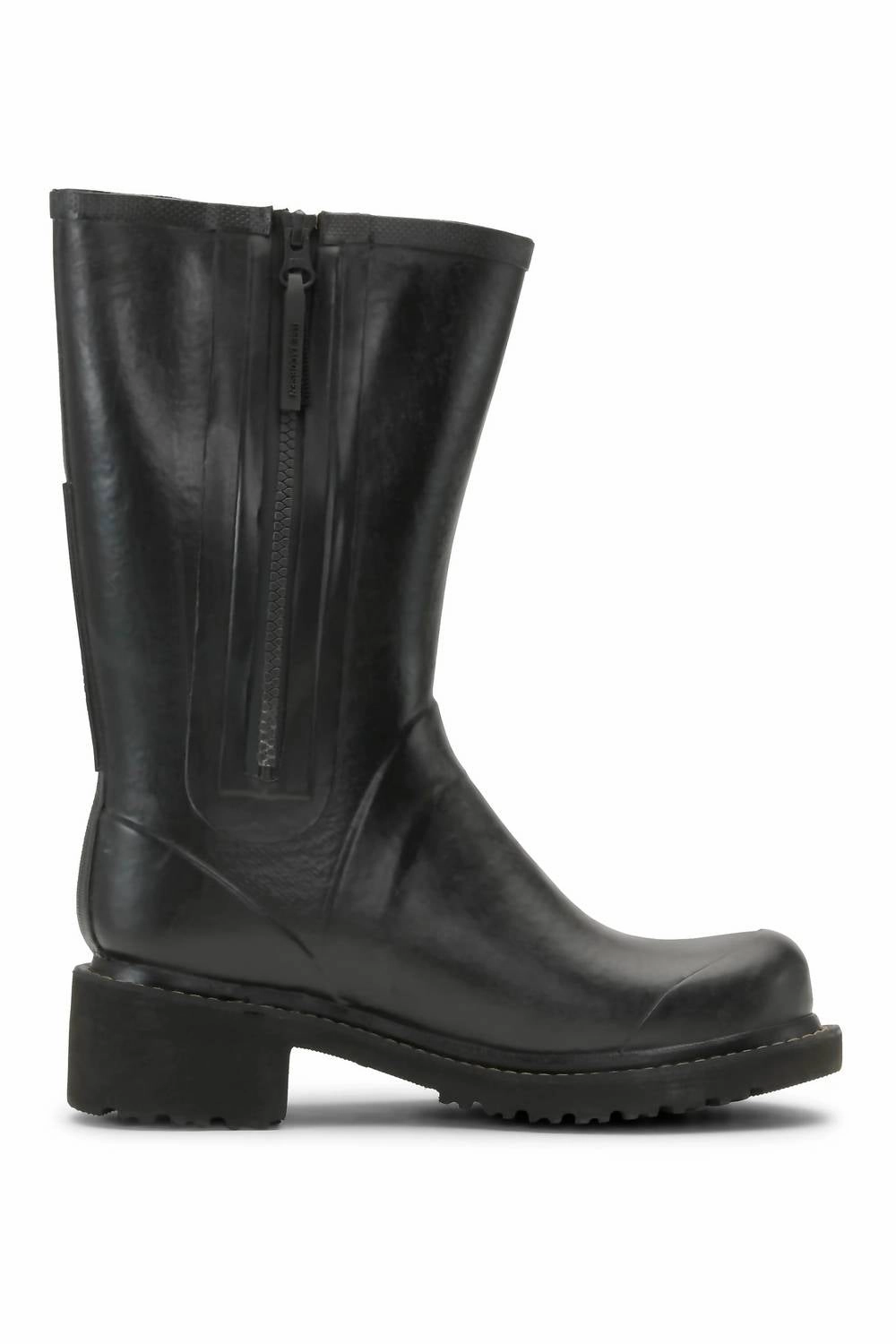 Women's Rub 47 Zip Mid-Calf Boot In Black Padded Interior Rural Traveler Waterproof Mountain Climber