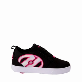 Weatherproof Footwear Heelys Pro 20 LG Black / Hologram Pink  HE101515H Grade-School