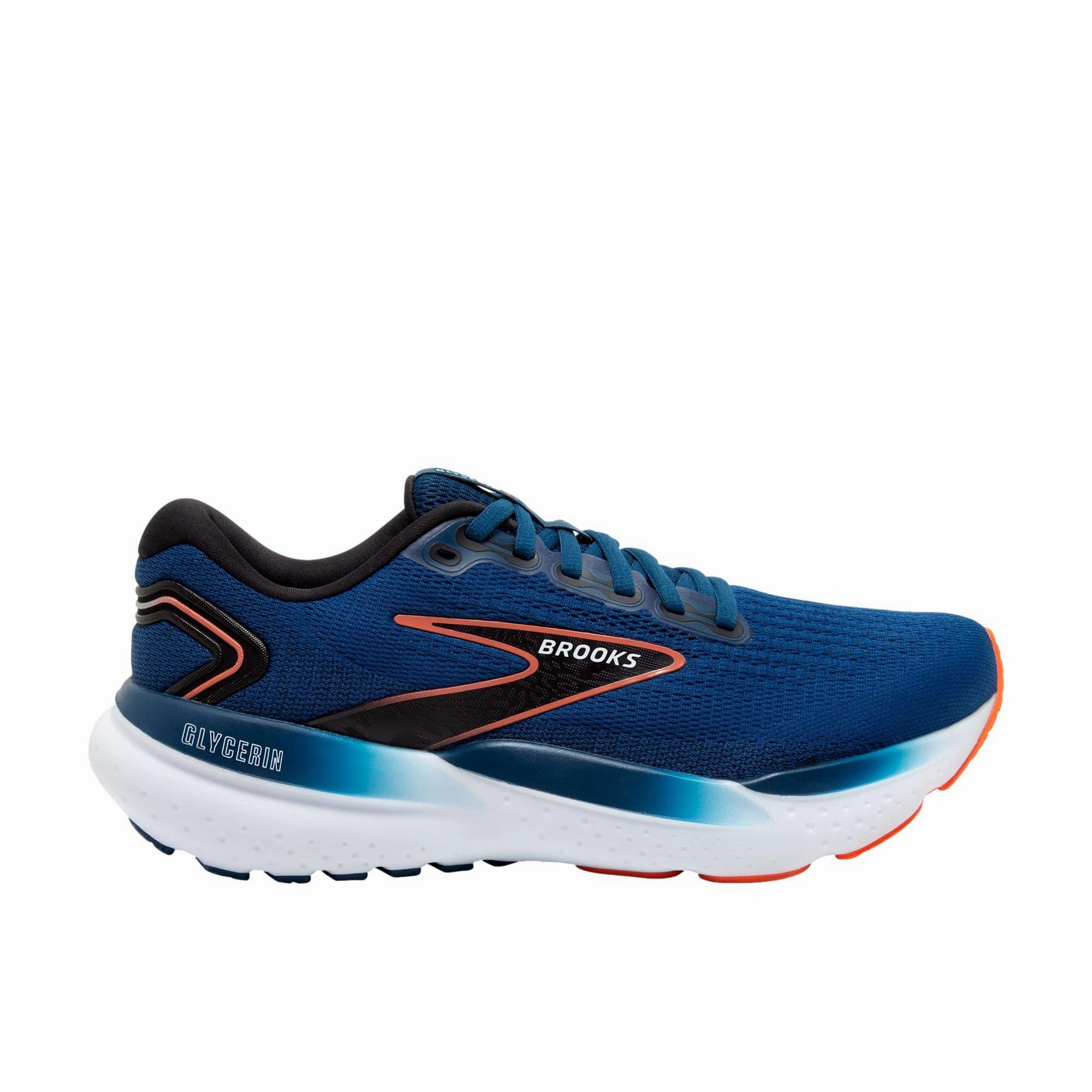 Brooks Glycerin 21 Blue Opal/Black/Nasturtium  110419-1D-474 Men's afternoon running shoes PUOutsole