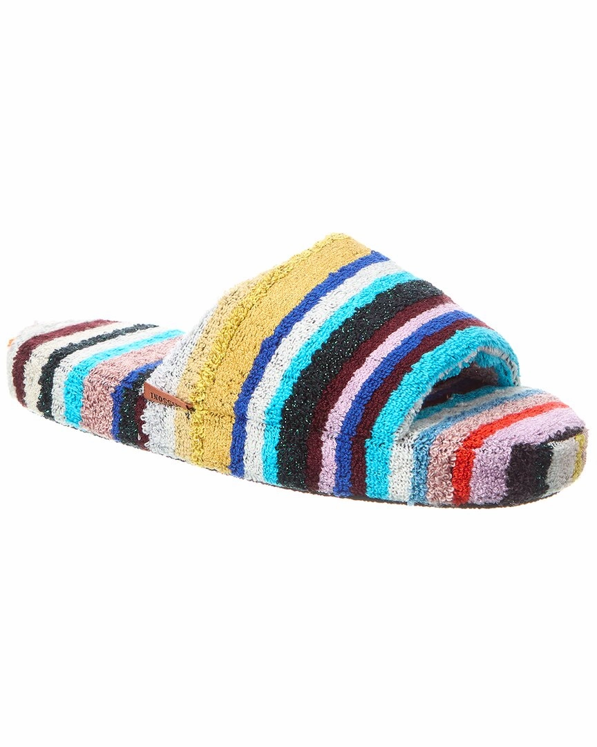 Comfortable Wear Quick Relaxation Step Missoni Home Chandler Open Slipper