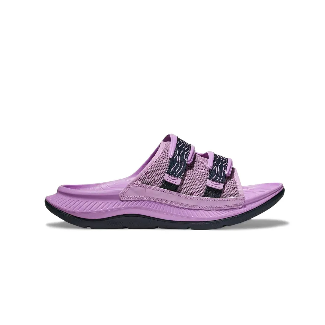 Slip Off Relaxed Outdoor Footwear HOKA - Unisex Ora Luxe Slides (1134150-VBOT)