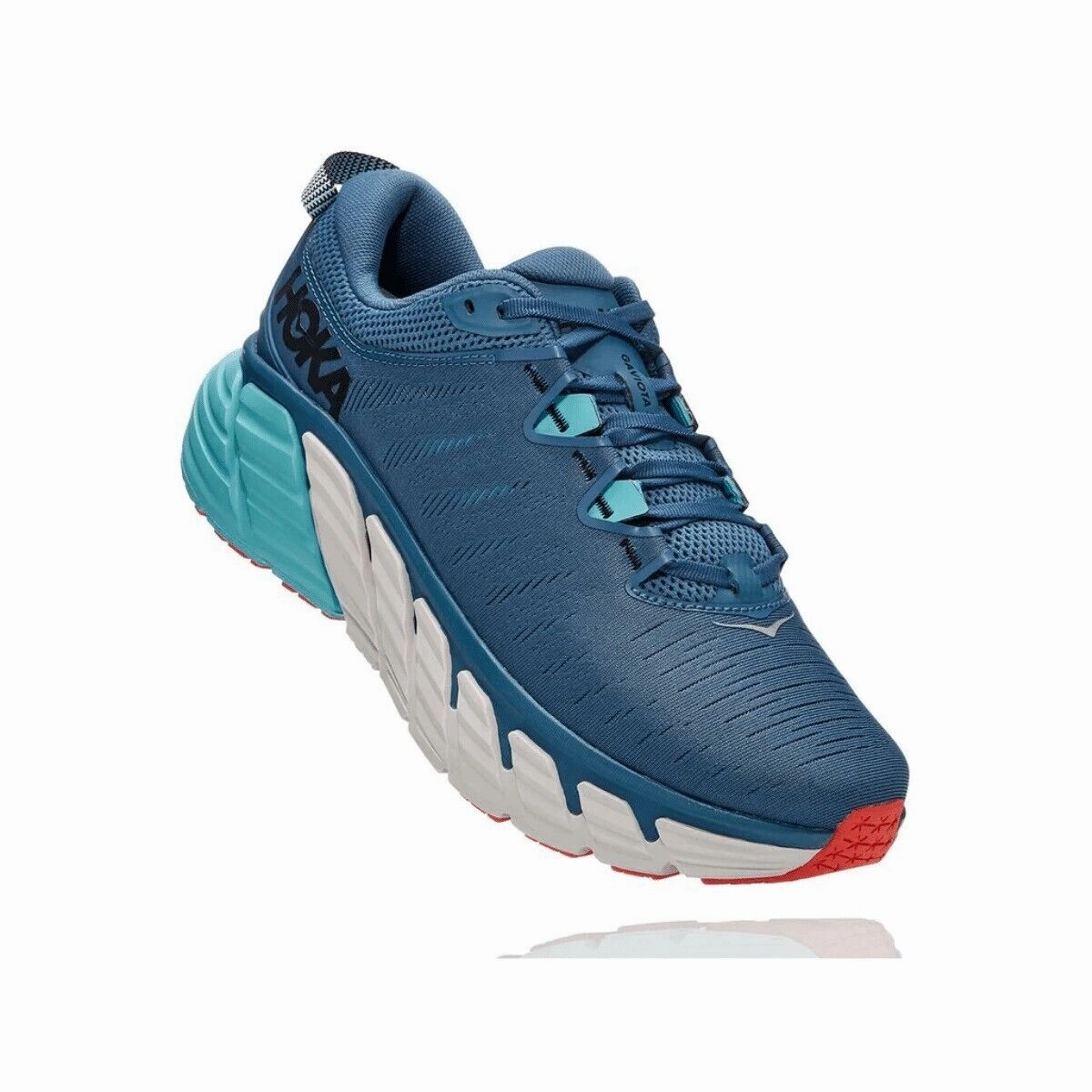 Hoka One One Gaviota 3 1113520-RTAR Sneaker Men's  Blue Running Shoes EEE968 fashion - forward shoes