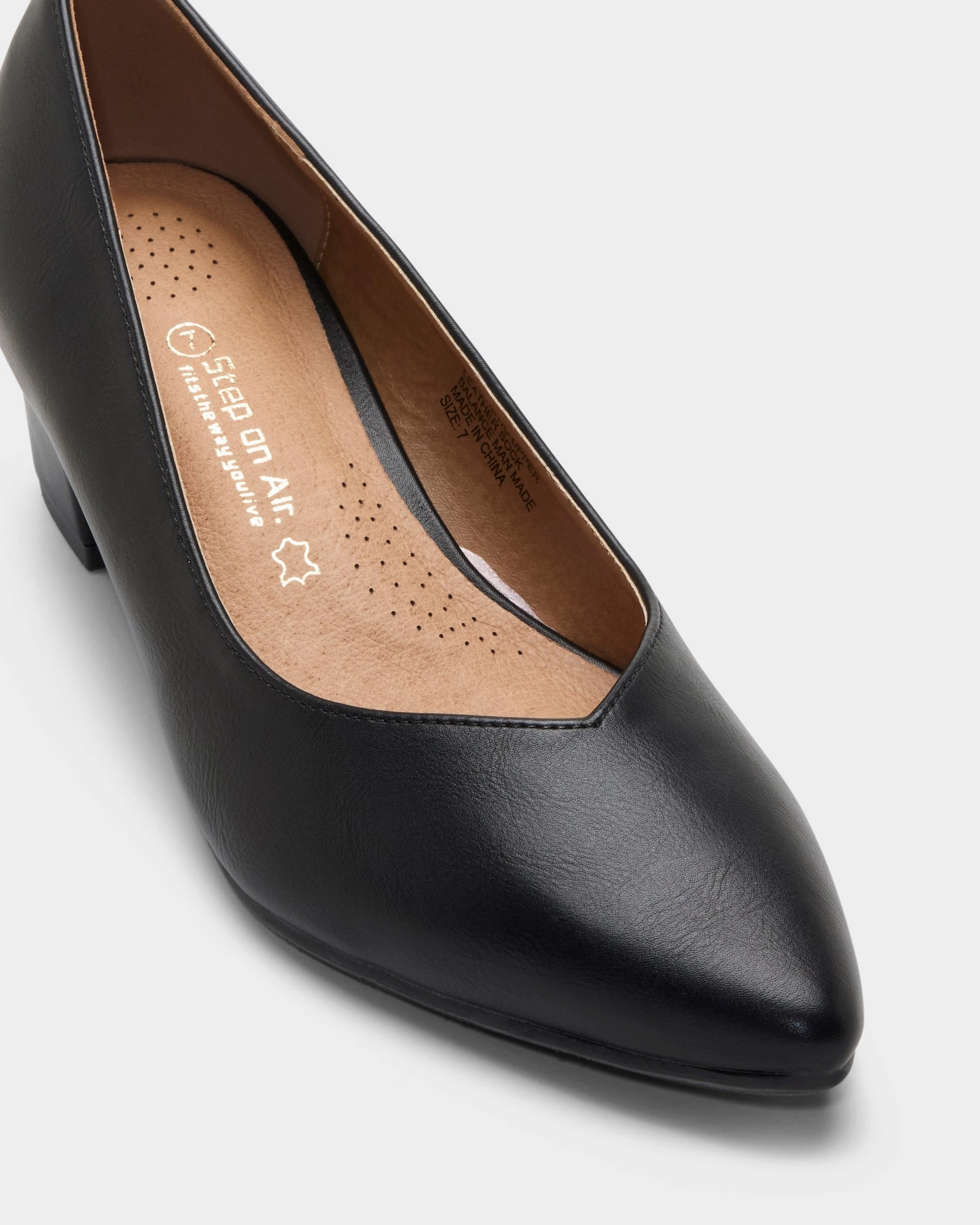 Clea Black Ankle Loop Alluring Design