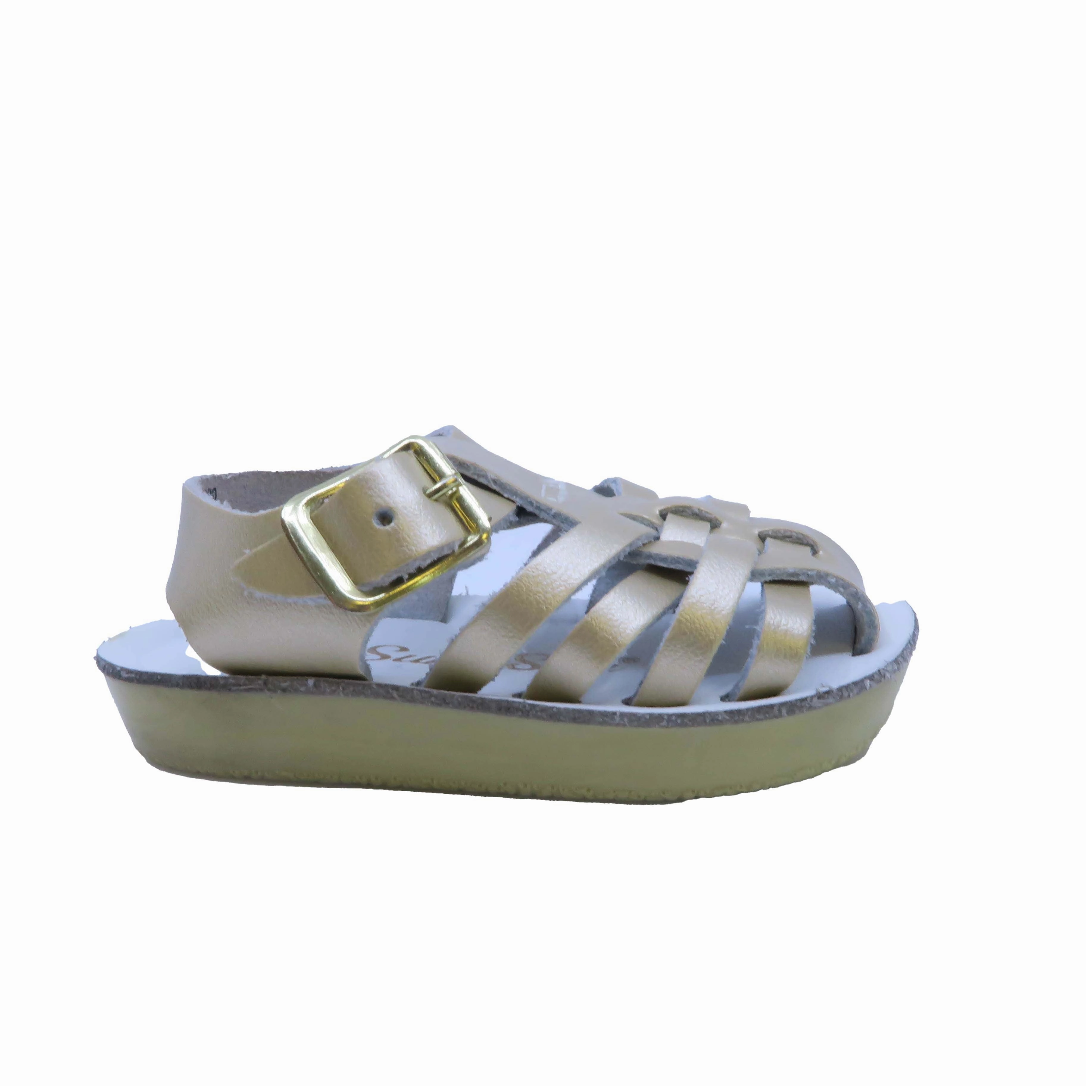 workout shoes Freedom Move Hoy Saltwater Girls Gold Sandals