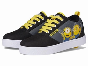 Heelys Pro 20 Minions HE01298001 Sneaker Men's Black Canvas Skate Shoes VER201 loops