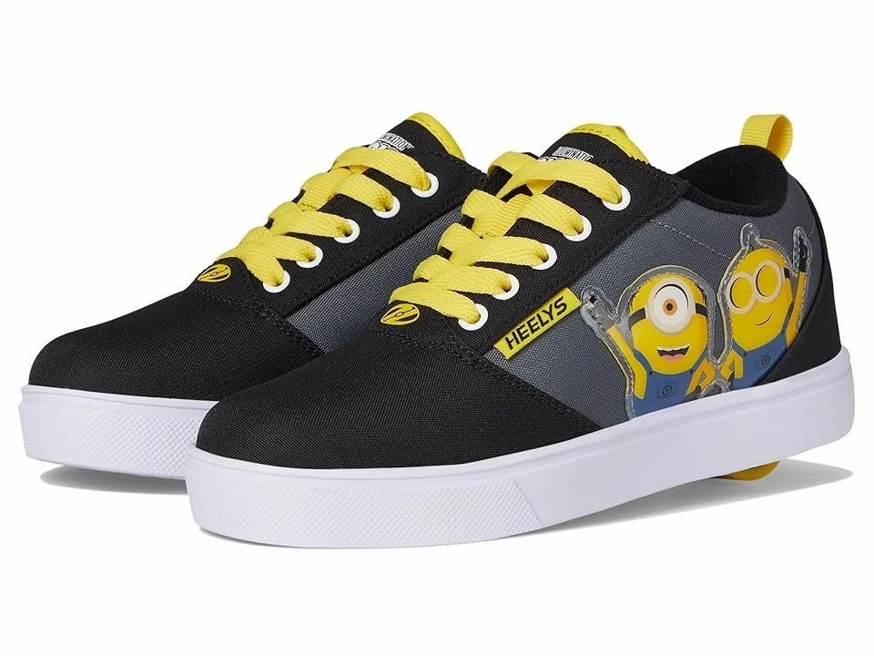 Heelys Pro 20 Minions HE01298001 Sneaker Men's Black Canvas Skate Shoes VER201 loops