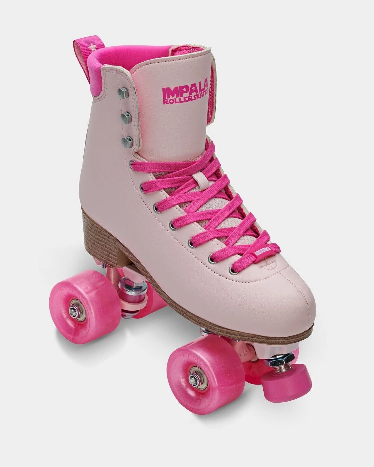 Impala Rollerskates Samira Quad Roller Skate Unisex M6/W8 Wilk Pink Shoes FZP117 (Wilk Pink,(Men's 6, Women's 8)) smooth - lining shoes fartlek running