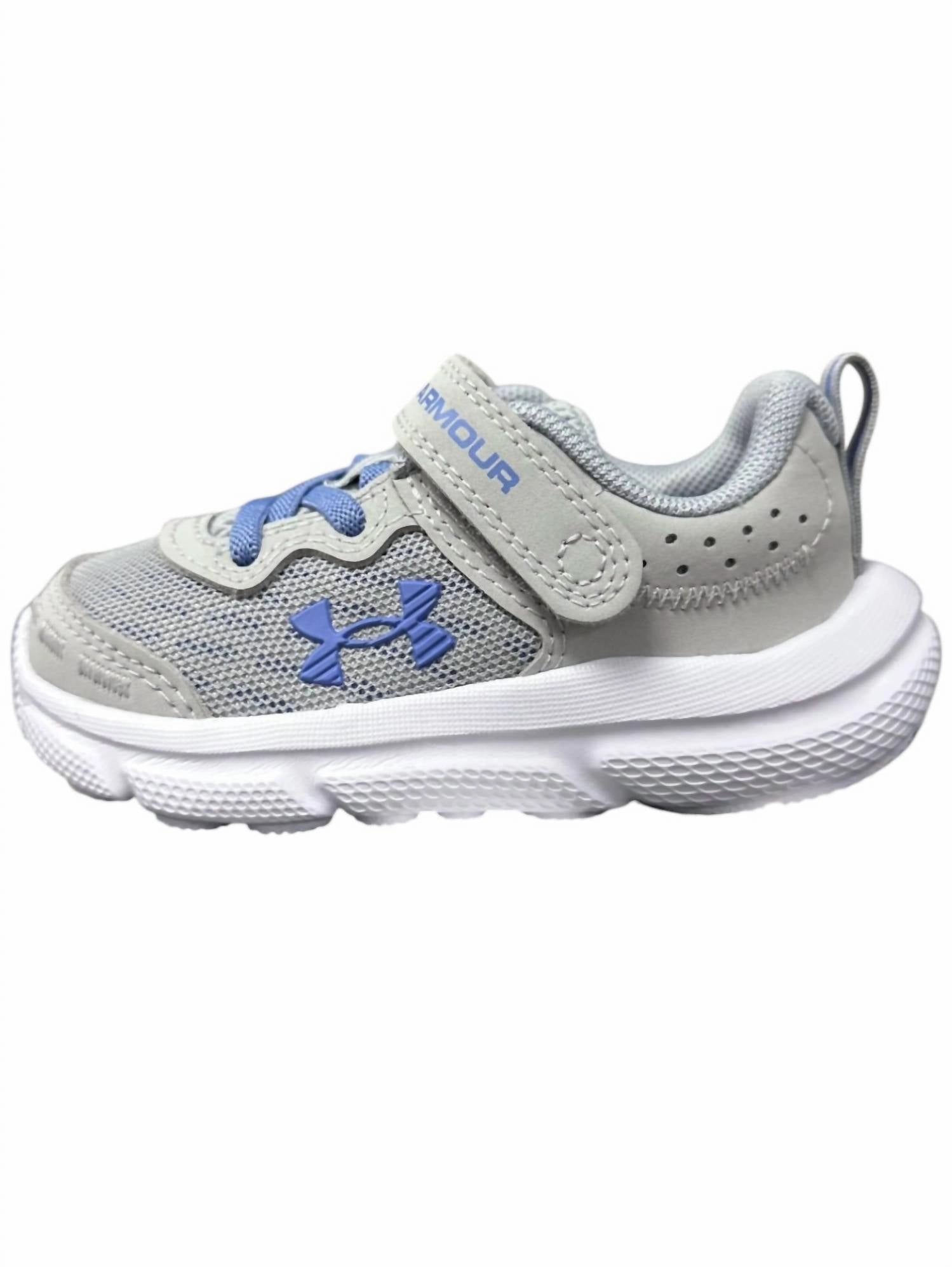 Breath Zone Dynamic Lacing System Infant Assert 10 Ac Running Shoes In Mod Gray/nebula Purple/baja Blue