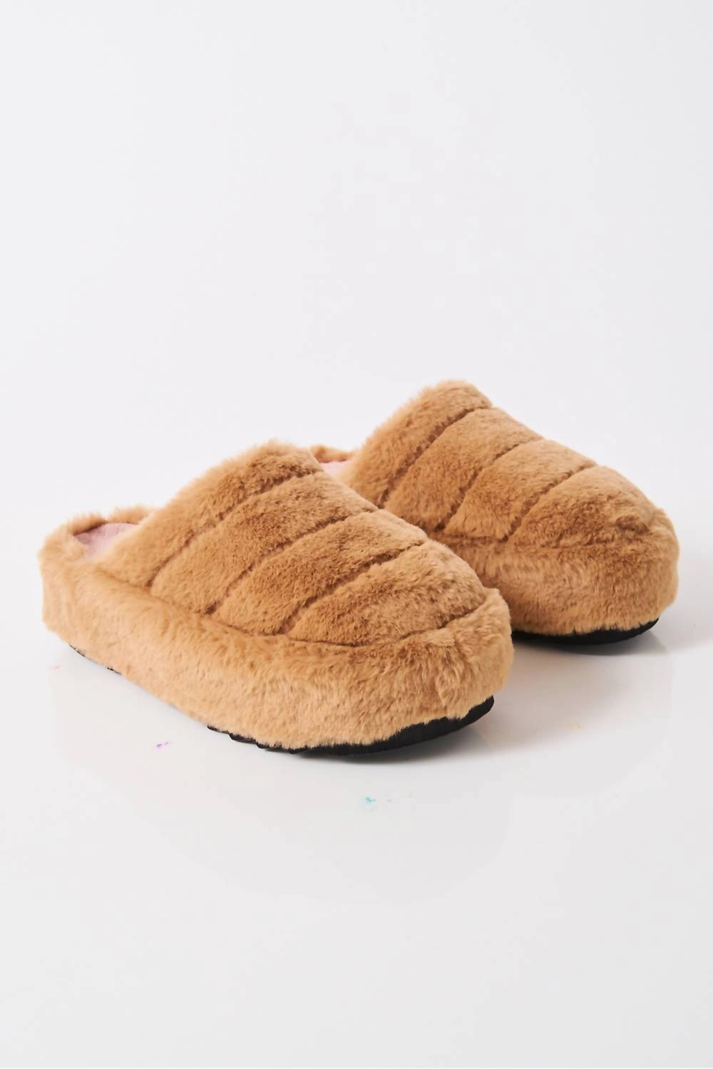 Relaxation Sandals EVA foam It's A Vibe Platform Slippers In Teddy