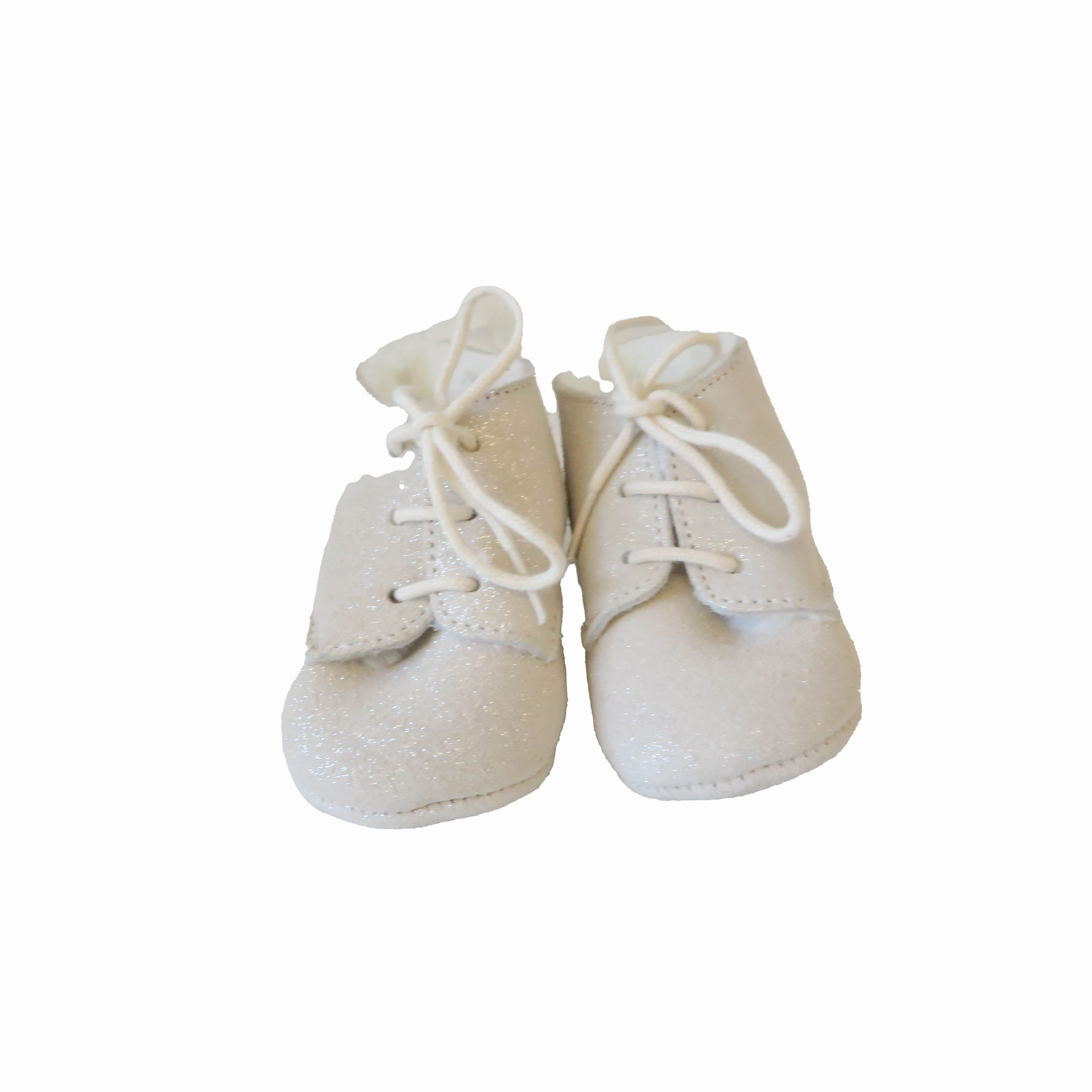 Street Proof Jacadi Girls Ivory Sparkle Shoes