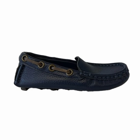 Classic Fit Janie and Jack Boys Navy Shoes