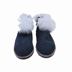 Canyon Path Janie and Jack Girls Gray Fur Boots