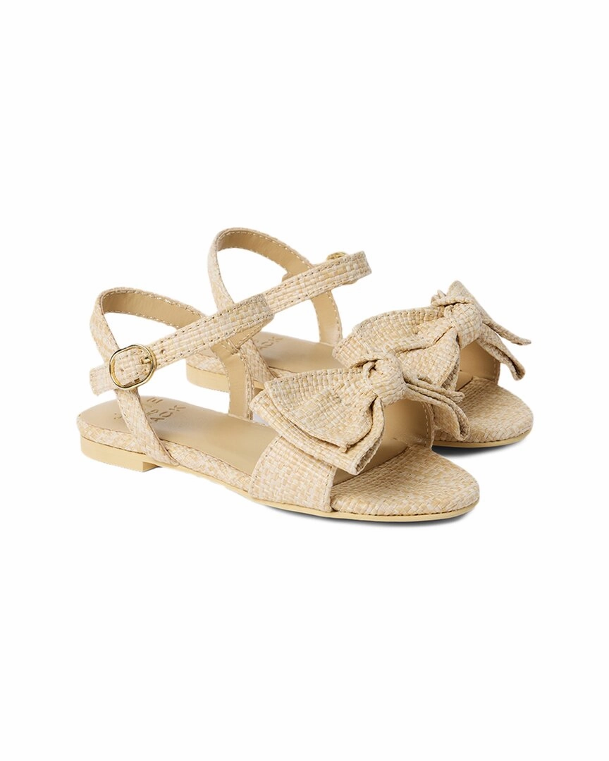 Janie and Jack Straw Bow Sandal uv guard