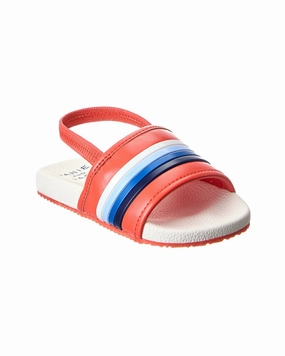 Janie and Jack Stripe Pool Slide Relaxed Outdoor Footwear synthetic material