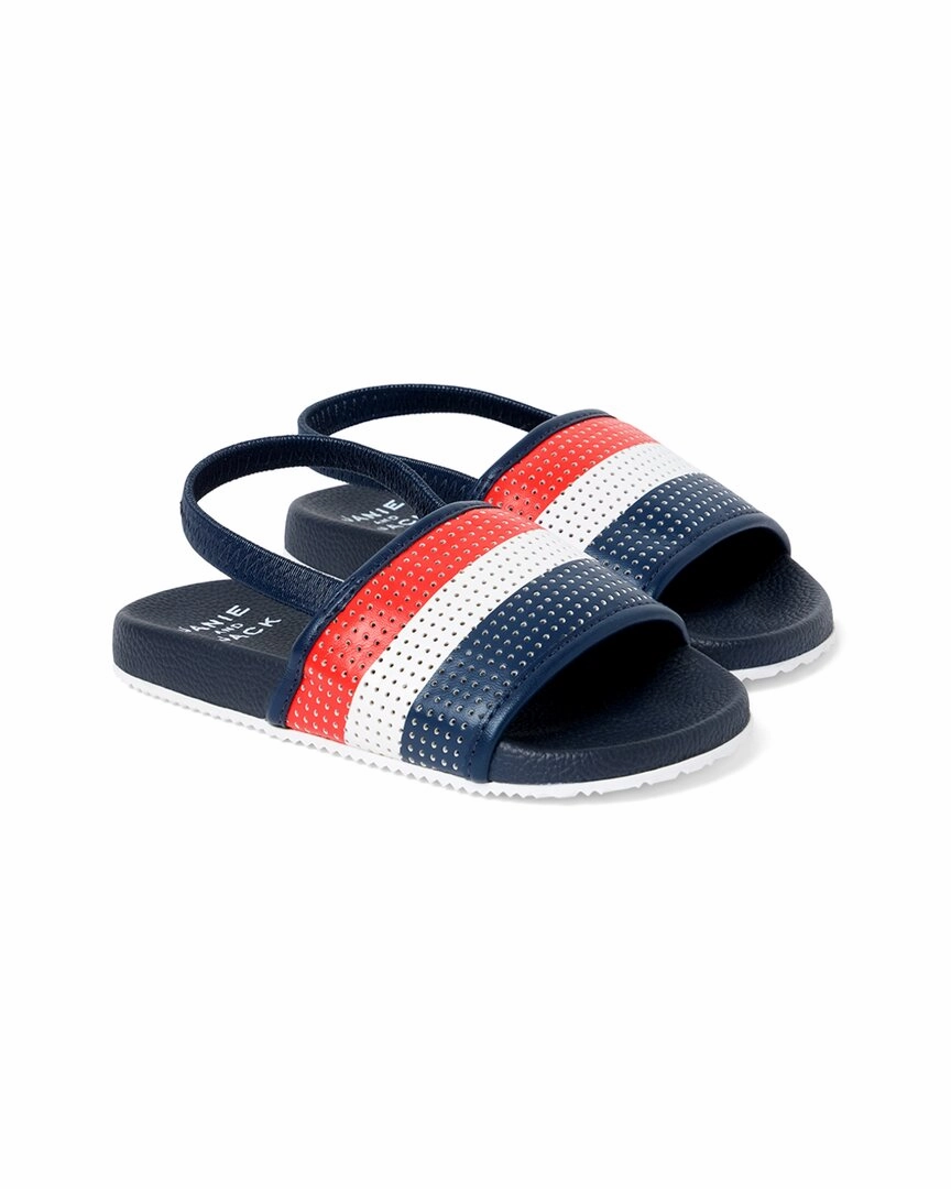 Trendy Flip-flops Janie and Jack Striped Perforated Pool Slide
