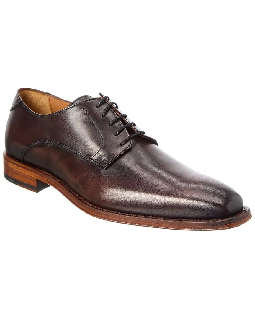Lightweight Build Corporate Staff Antonio Maurizi Plain Toe Leather Oxford