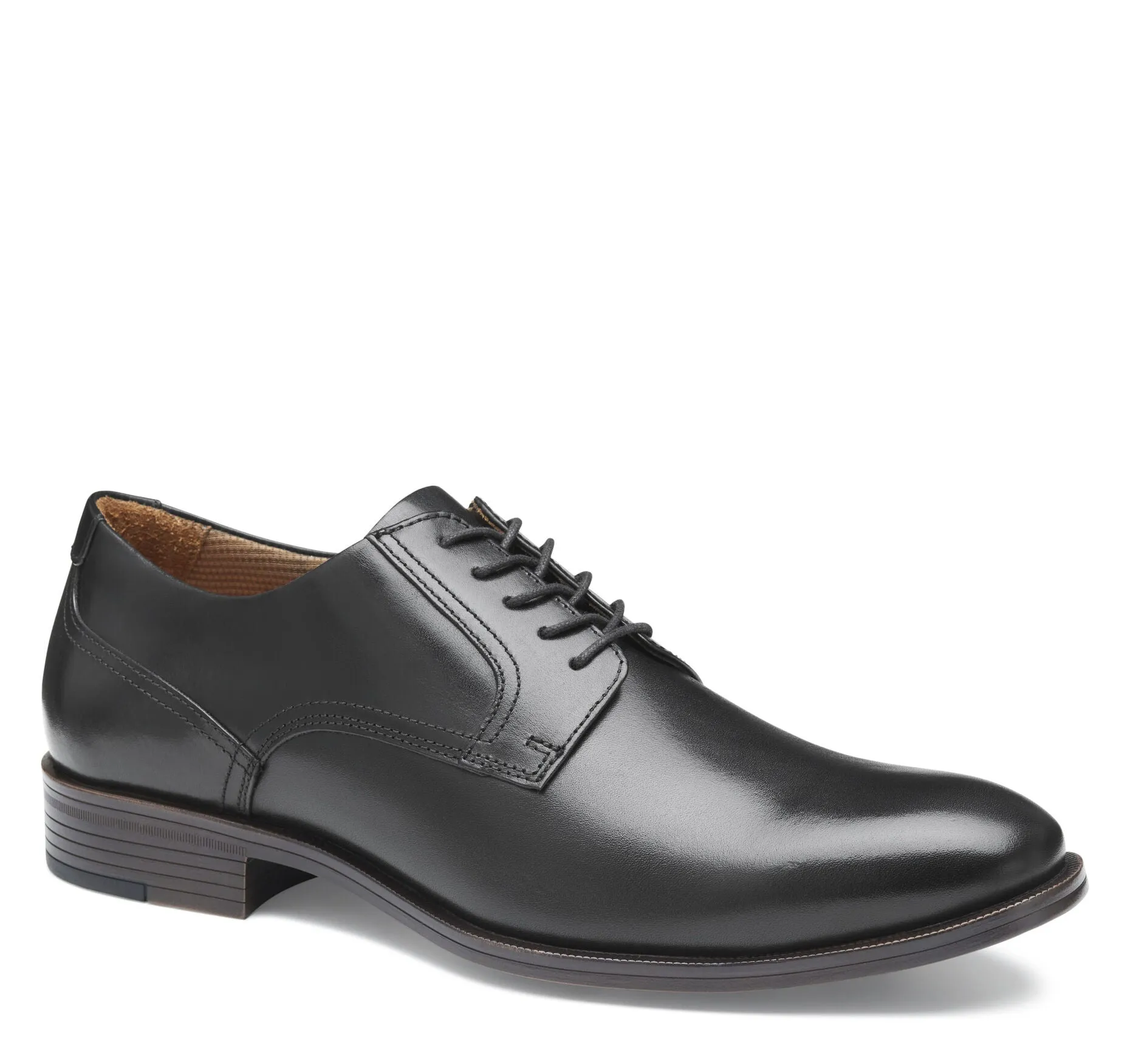 Elegant Form Sharp Walking Shoes Johnston & Murphy Men's Reeve Plain Toe Dress Casual Lace-Up Shoe