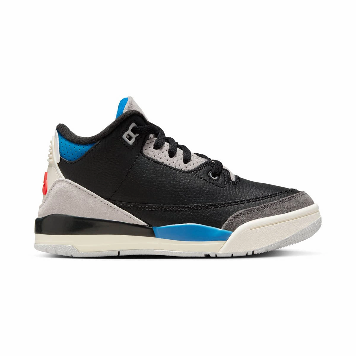 Jordan 3 Retro 'Rare Air' Little Kids' Shoes Anti Static Lining Compression Molded Outsole