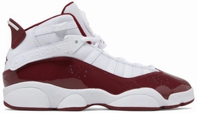 Jordan 6 Rings White Team Red (GS) Office Look