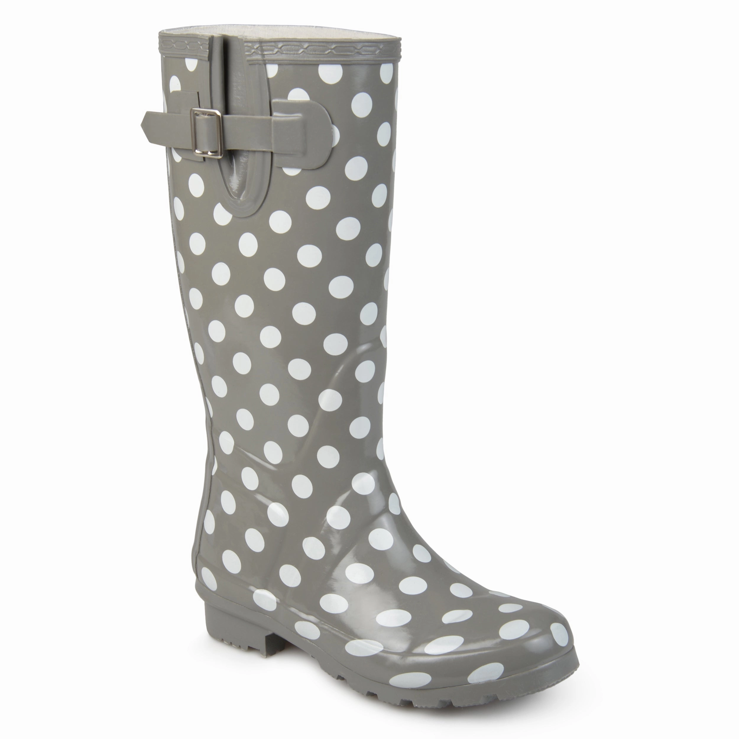 Paris Glow Patterned Surface Journee Collection Women's Mist Rainboot
