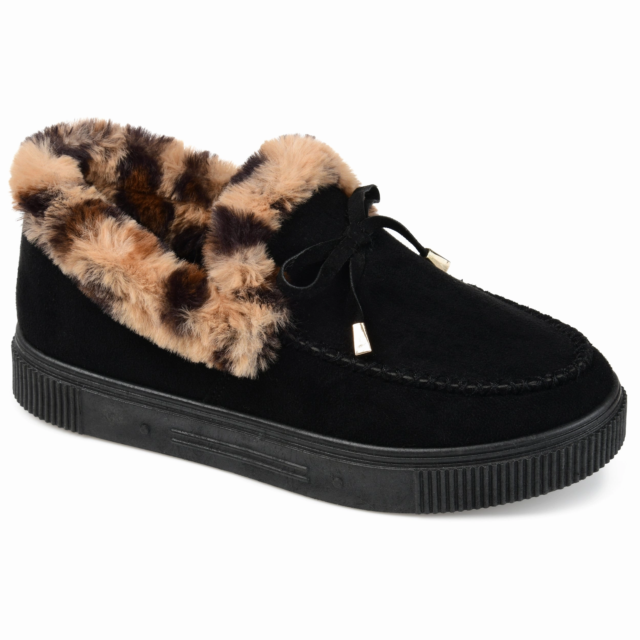 Tie Up Design Journee Collection Women's Tru Comfort Foam Midnight Slipper