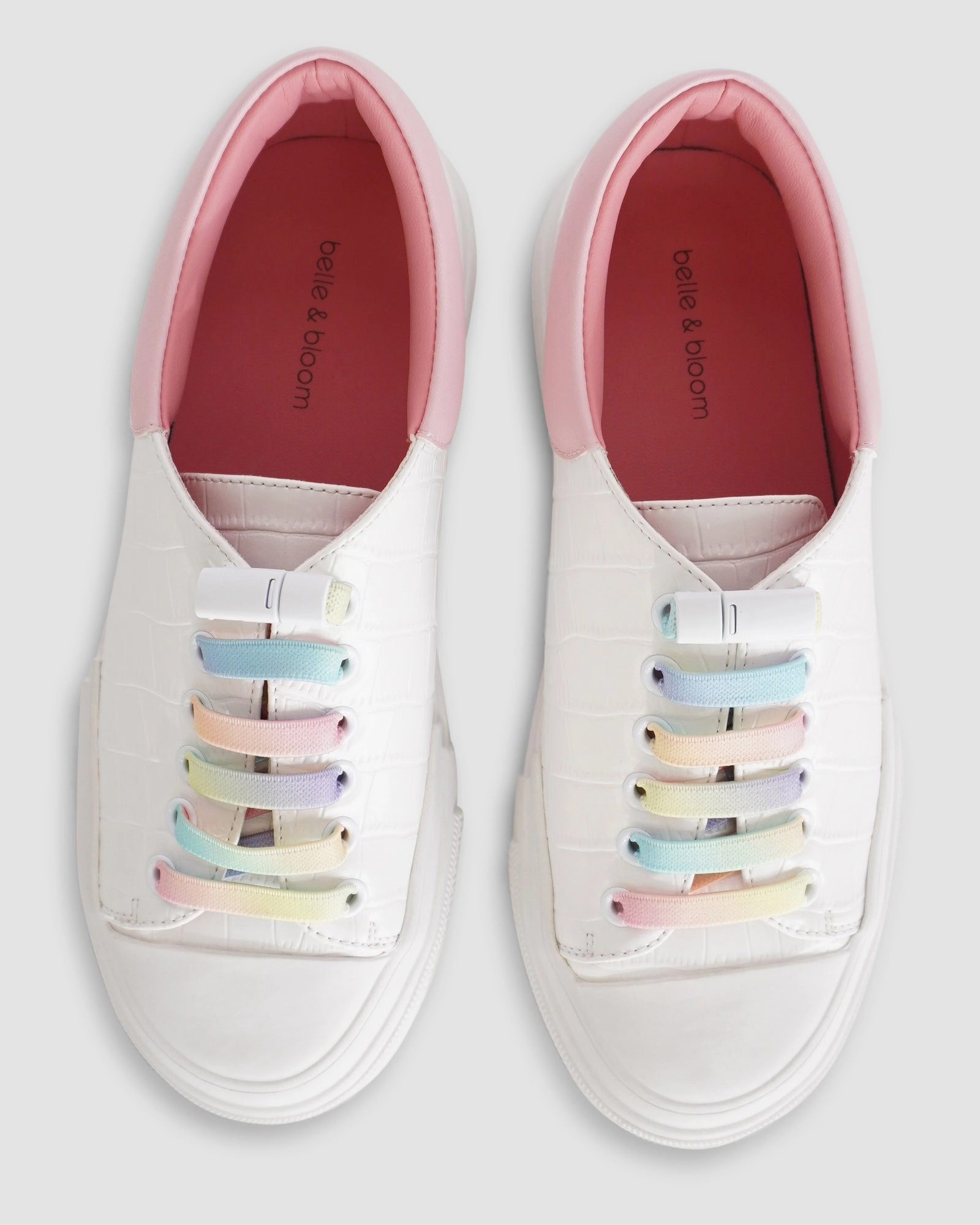 Stretchable Material Just A Little Dream Croc Leather Sneaker