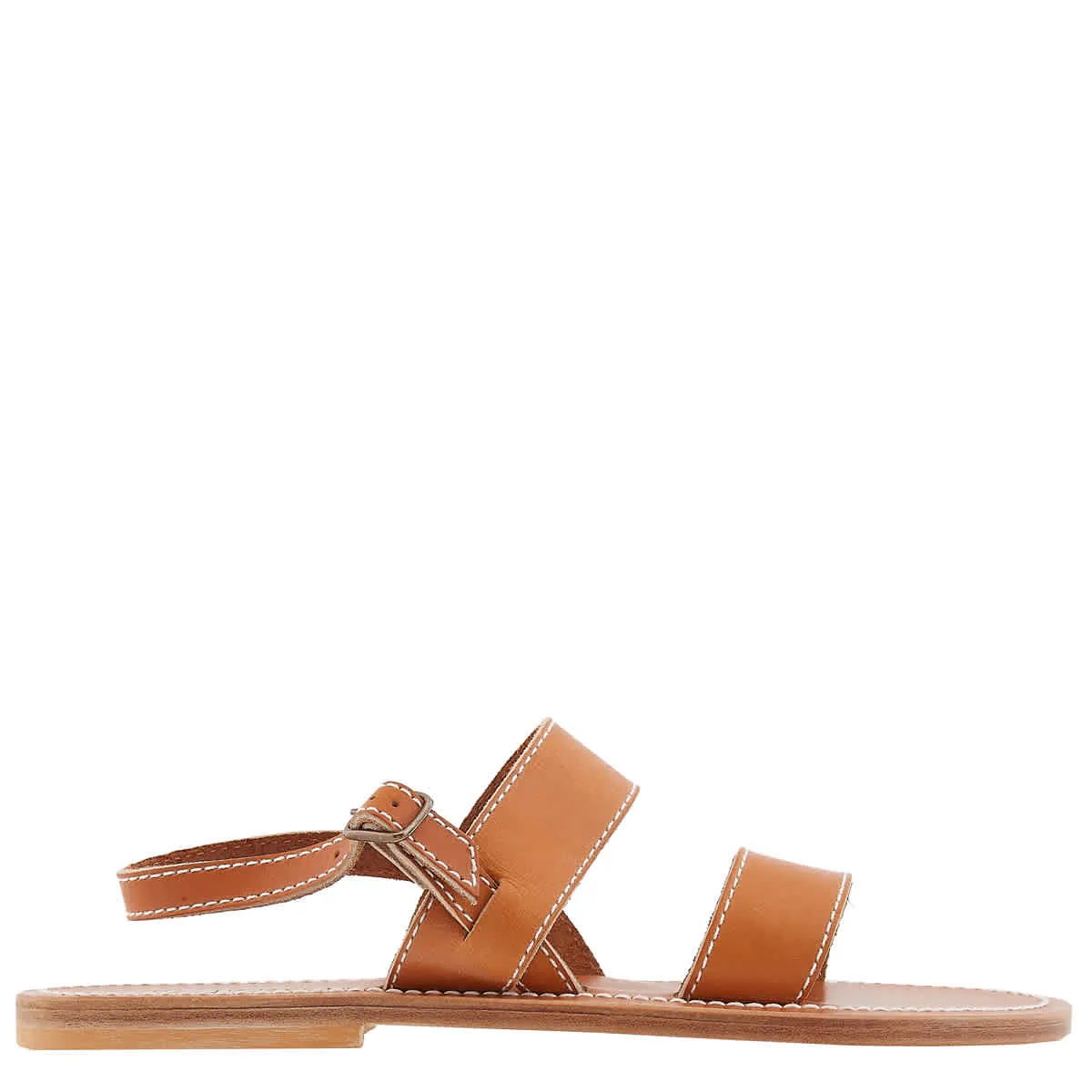 K Jacques Barigoule Leather Flat Sandals Versatile Looks Spring Ready