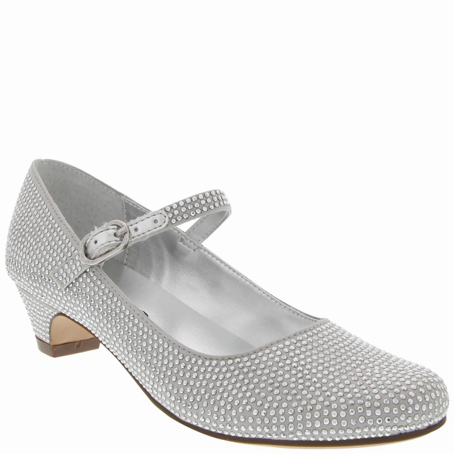 Eye Catch Kid's Zelia Shoes In Silver