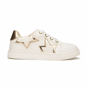 Sports-Friendly Kids Miss Harper Sneaker In Rose Gold Glitter