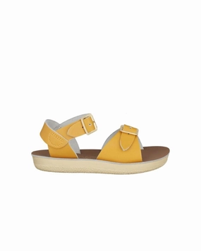 Kids Surfer Sandal In Mustard Air Friendly