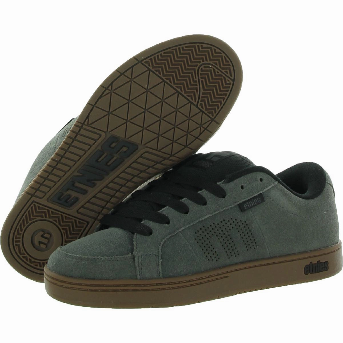 Kingpin Mens Logo Skate Shoes lightweight foam shoe material