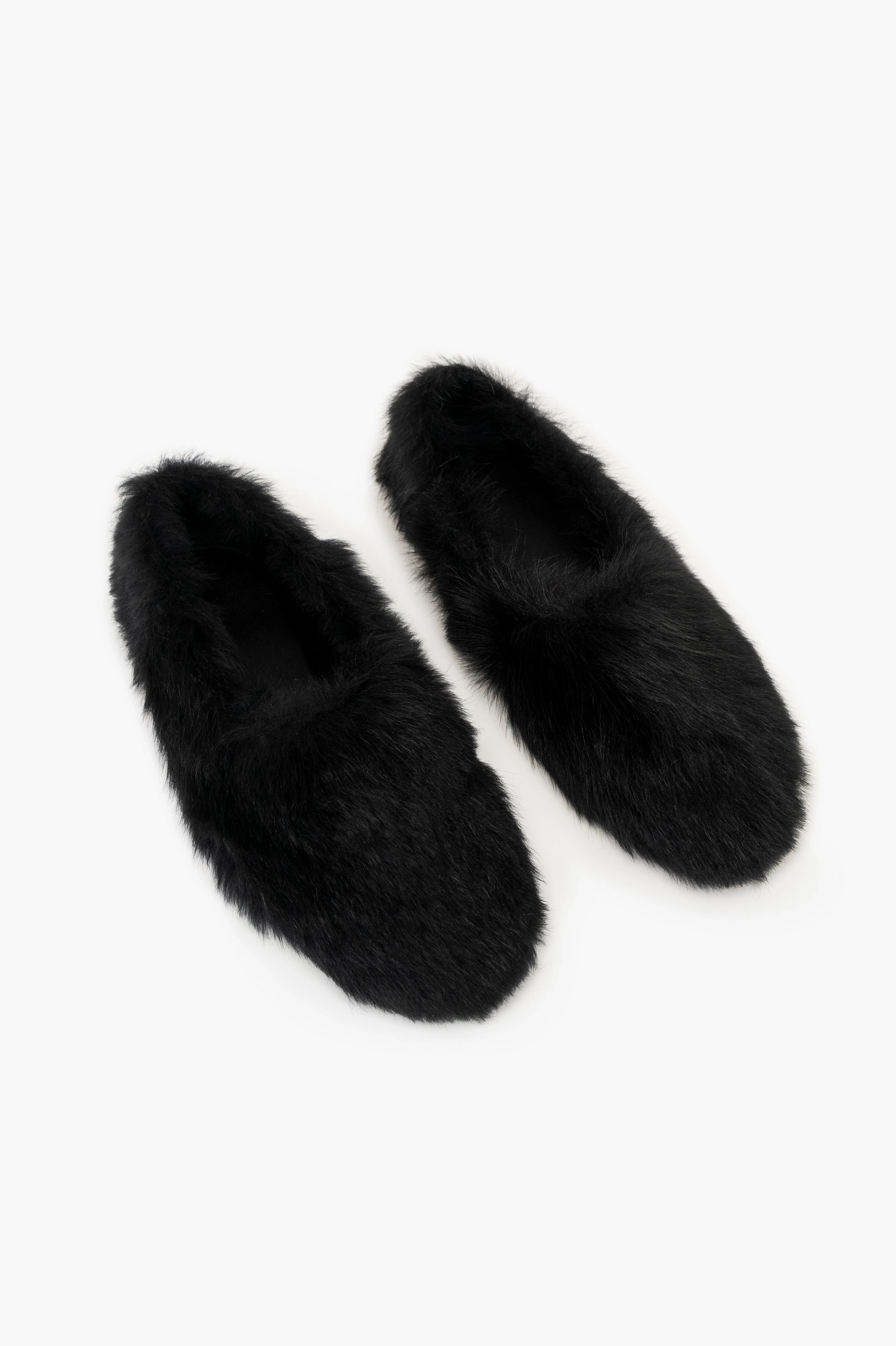 Kiwi Kiwi Shearling Ballet Flats in Black Quick Comfort Comfort Fit Technology