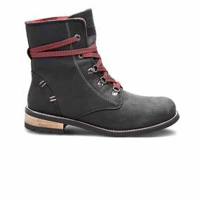 Hiking Enthusiast Zip Up Style Kodiak - Women's Canora Plaid Boots (KD0A4TDNBLK)