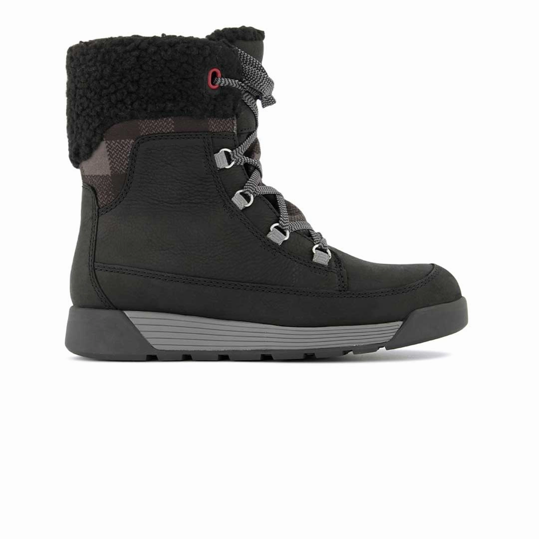 Multi-Function Wear Comfortable buckles Kodiak - Women's Rosseau Cozy Laceup Shoes (KD0A4TEJBLK)