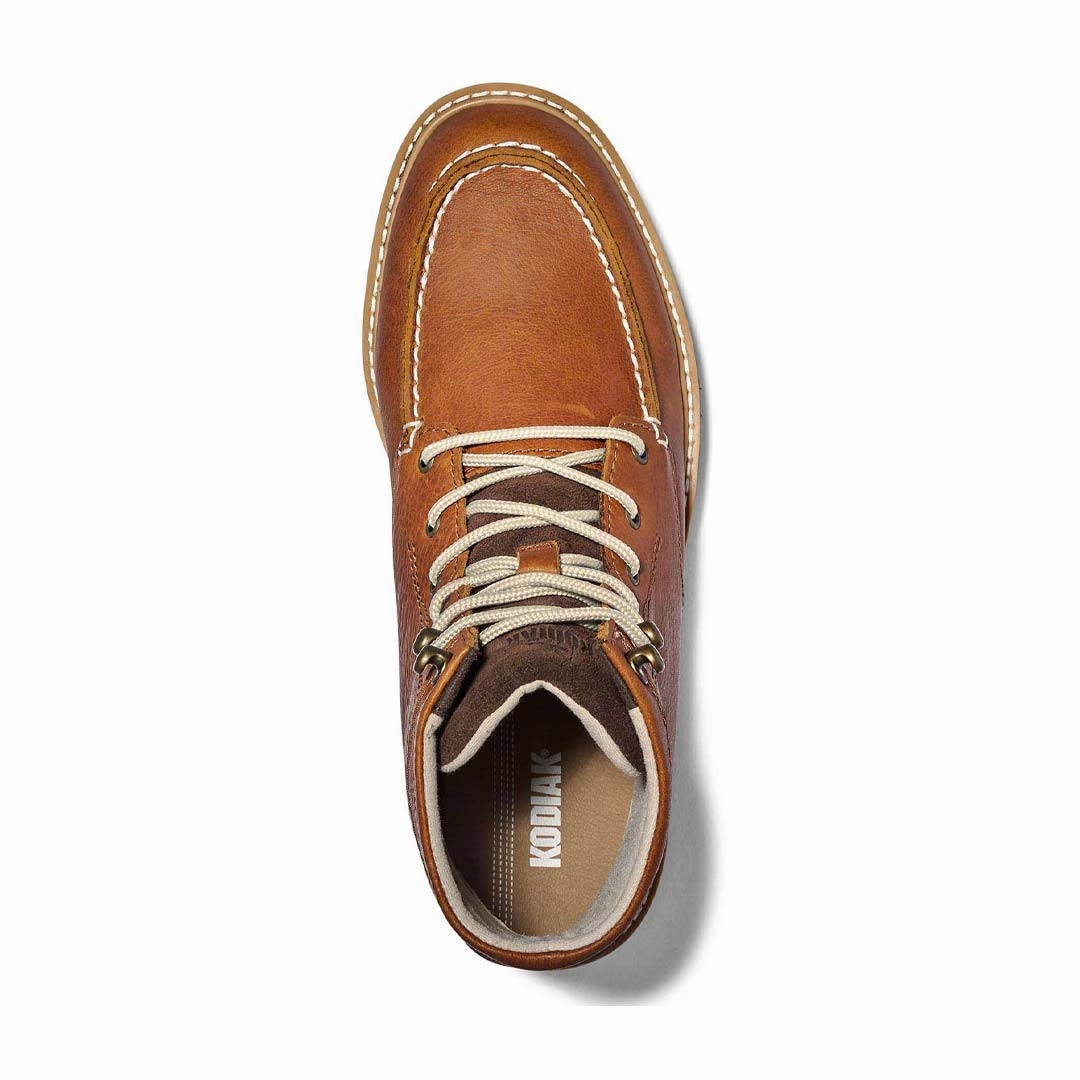 Rugged Built City Walking Kodiak - Women's Scotia Moc Vamp Wedge Boots (KD0A4TGSBRN)