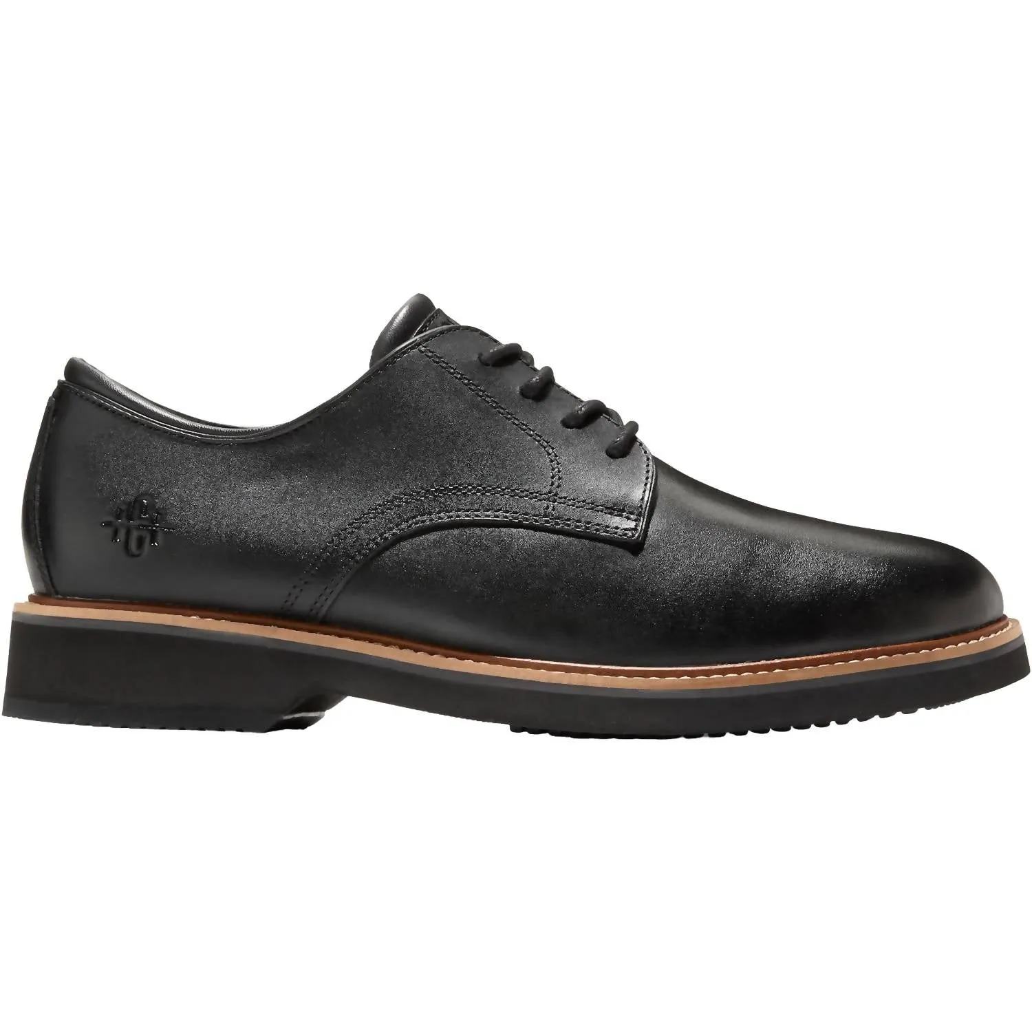 Top Grain Oxfords Men's American Classics Montrose Plain Toe Oxford Leather Shoes In Black/dark Chocolate