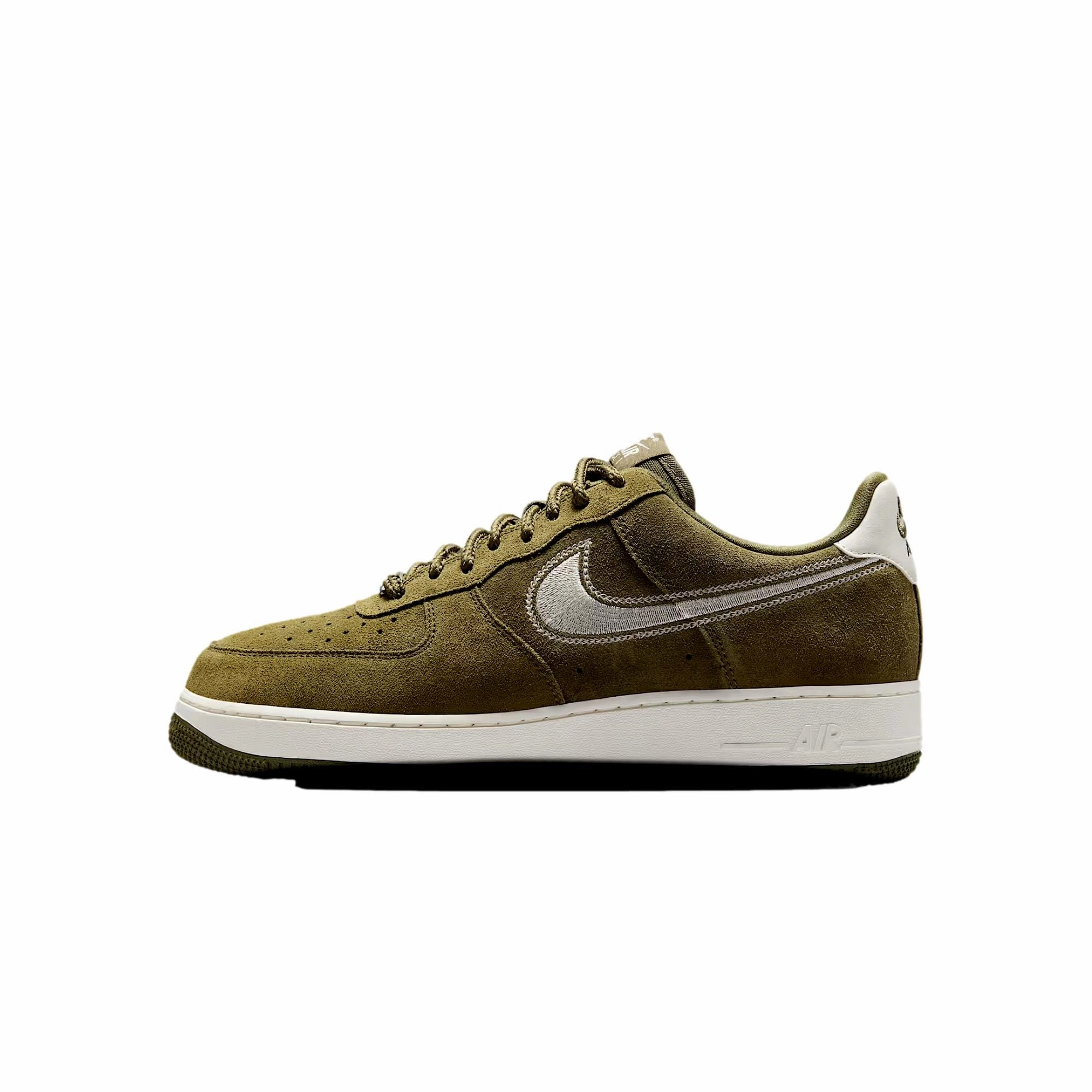 Nike Air Force 1 '07 LV8 Medium Olive/Sail  HJ4465-201 Men's multi - strap shoes Flexibility - zones