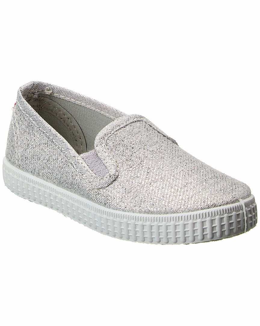 Drop Hike Cienta Cangrejo 2Elasticos Metalizado Canvas Slip-On Sneaker