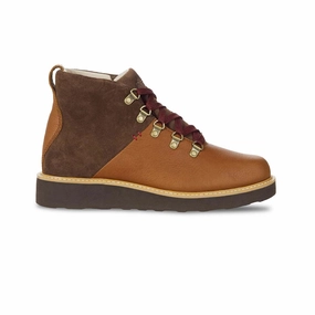 Washable Shock Absorbing Rough Terrain Kodiak - Women's Sauveur Alpine Wedge Boots (KD0A4TFRBRN)