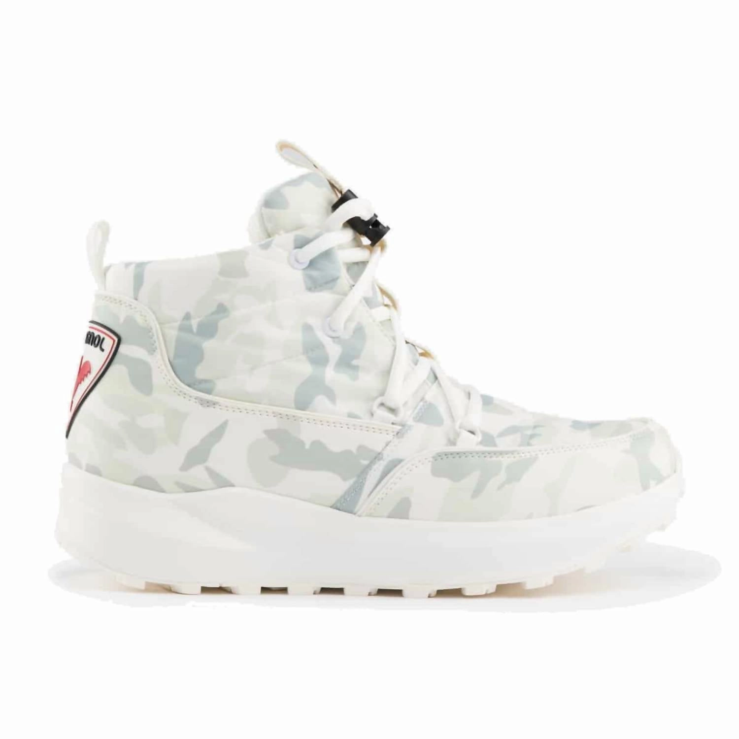 Feather Light Daily Walks Athletic Edge Unisex Rossi Podium Boots In White Camo