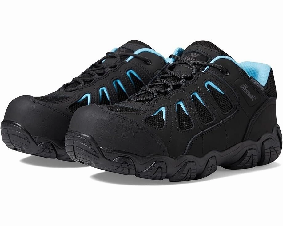 foot - cushioning running shoes ethnic - themed running option Thorogood Crosstrex 804-9001 Unisex M7.5/W9.5 Black Comp Toe EH Work Shoe ZPO343 (Black,M7.5/W9.5)