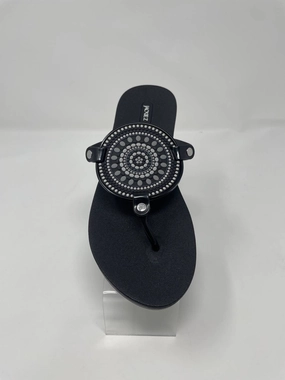 Women's Licorice Sandals In Black Anti Slip Protection Flexible Wear