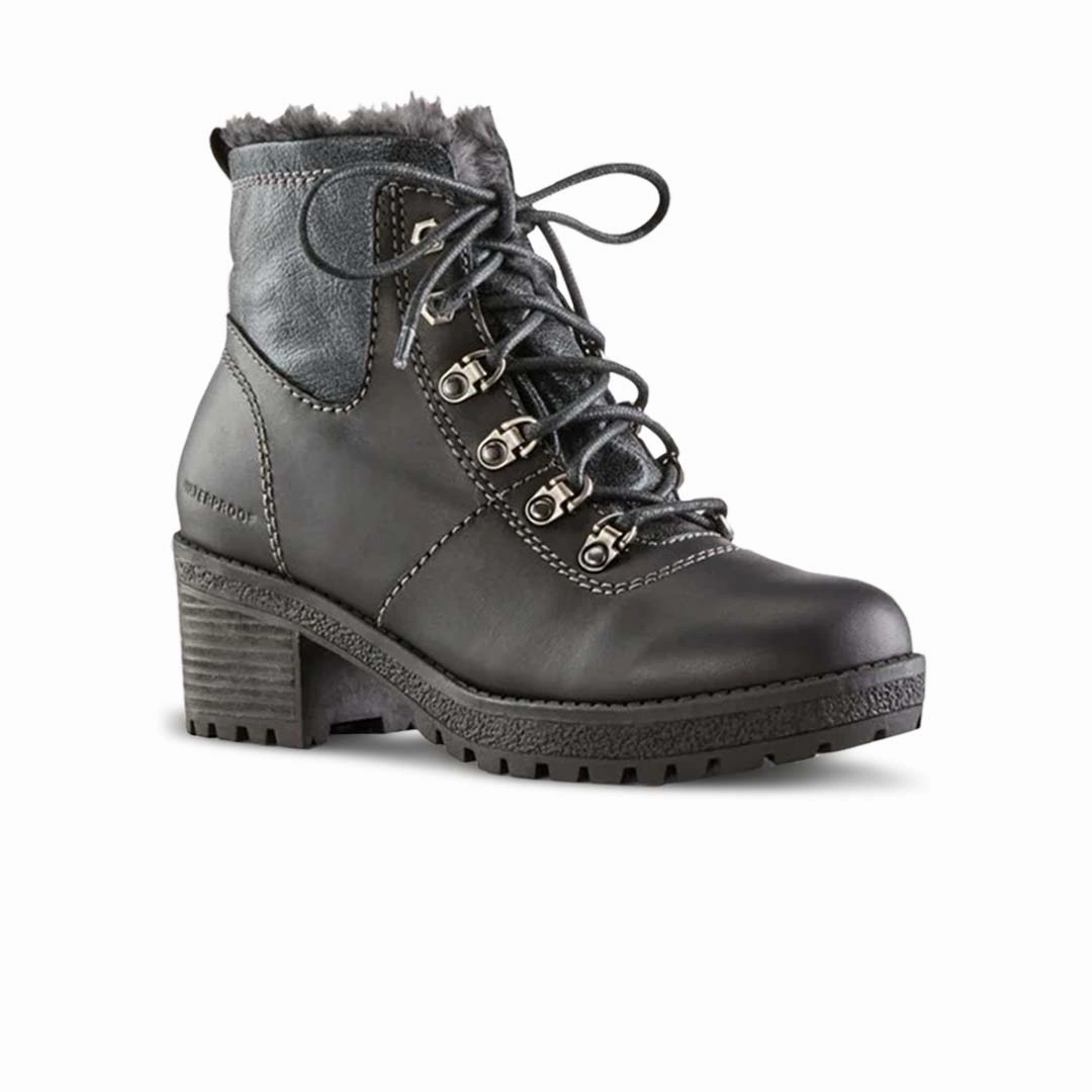 Flexible Frame Weekend Wanderer Protective Finish Functional Minimalist Cougar - Women's Dixon Leather Ankle Boots (DIXON-BLK)