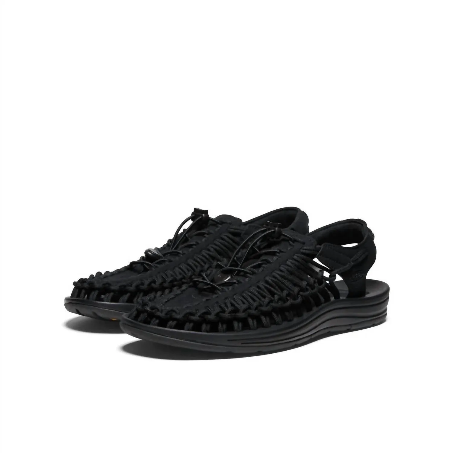 Men??S Uneek Sandals -Medium In Black/black Breath Control