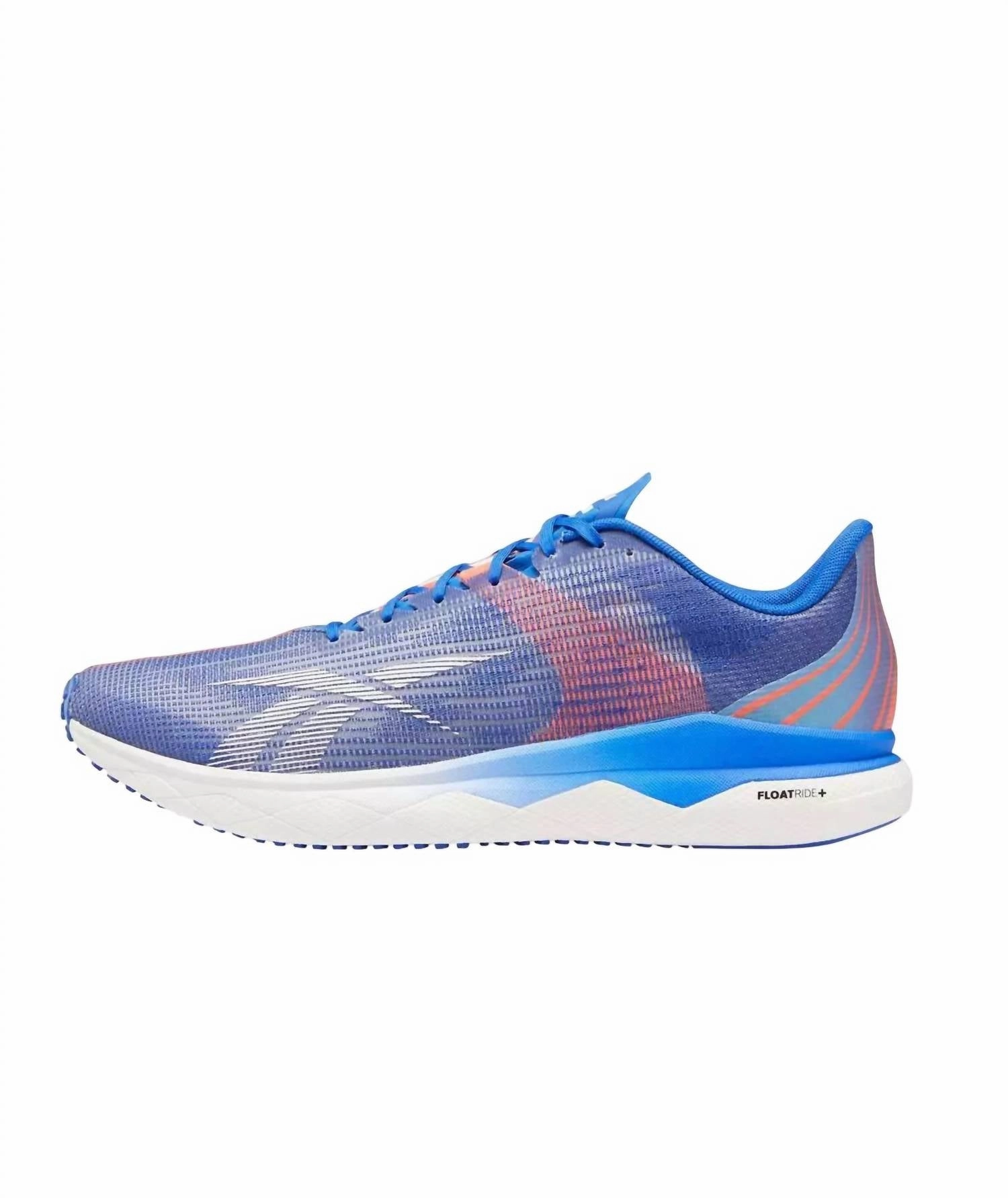 Performance Mode foot - alignment running shoes Men's Floatride Run Fast 3.0 Shoes In Court Blue/white/orange Flare