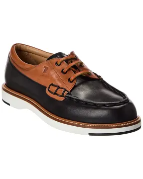 Stable Fit Career Oriented TOD??s Leather Boat Shoe