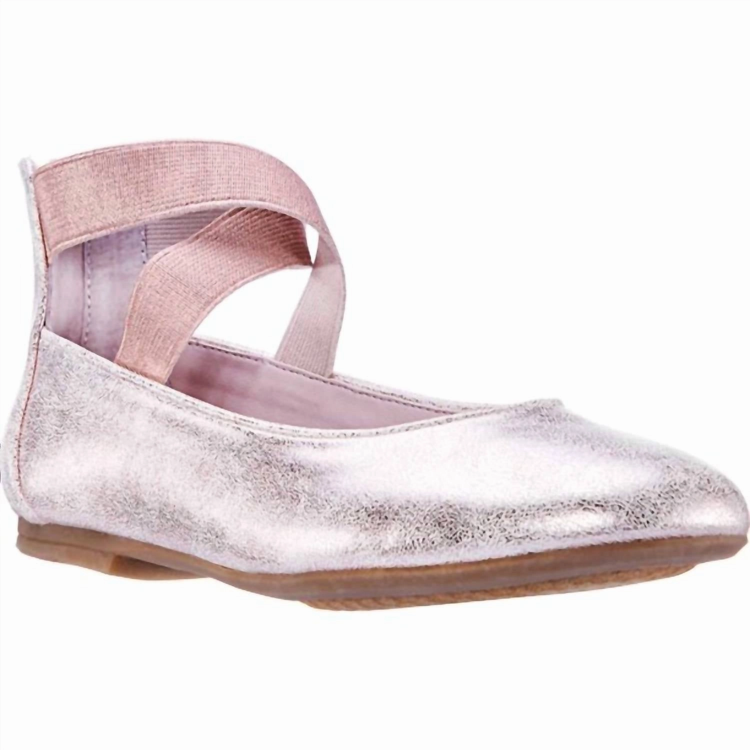 Fast Start Full Day Fit Kid's Marissa Ballet Flat In Rose Gold
