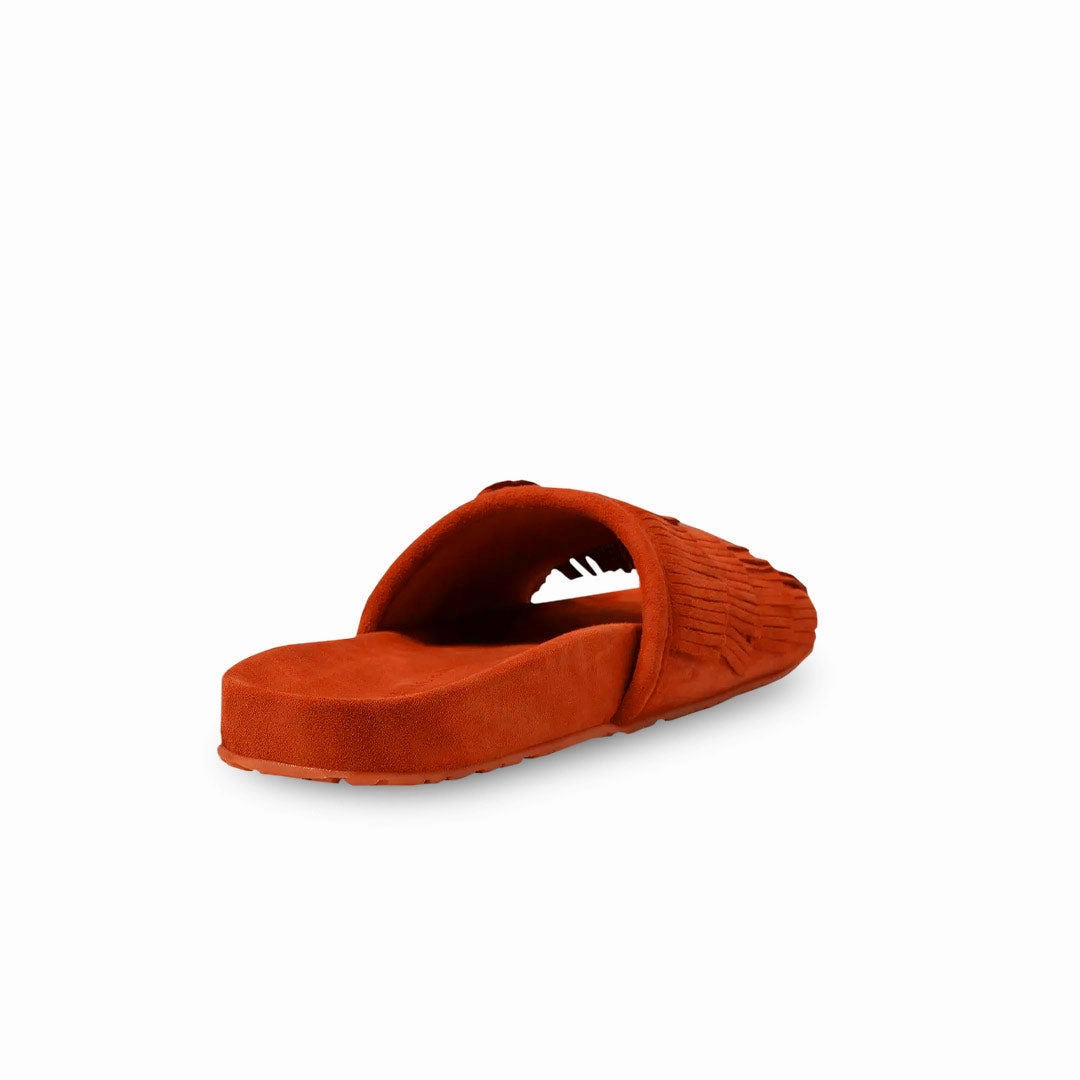 Manitobah - Women's Wasaga Fringed Slides (4061252) All Daywear