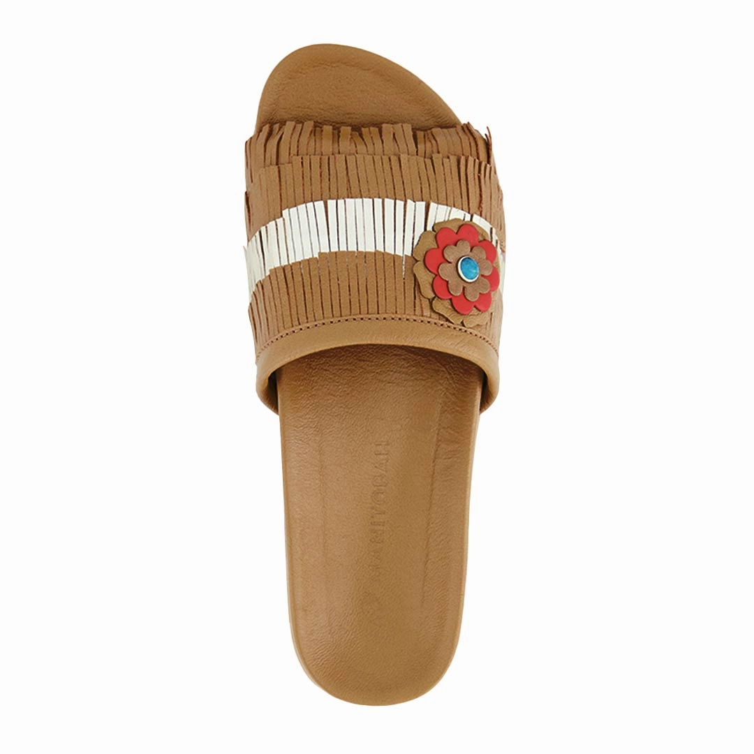 Manitobah - Women's Wasaga Fringed Slides (4061284) Sandal Add Ons
